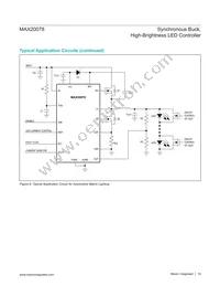 MAX20078AUE/V+T Datasheet Page 19