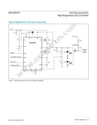 MAX20078AUE/V+T Datasheet Page 20