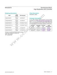 MAX20078AUE/V+T Datasheet Page 21