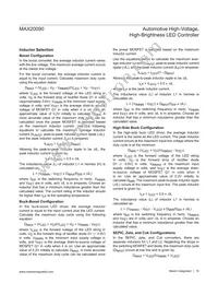 MAX20090AUP/V+ Datasheet Page 16