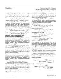 MAX20090AUP/V+ Datasheet Page 17