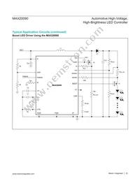 MAX20090AUP/V+ Datasheet Page 23