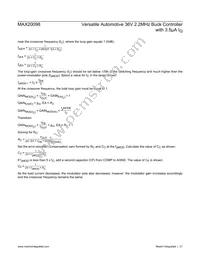 MAX20098ATEA/V+ Datasheet Page 21