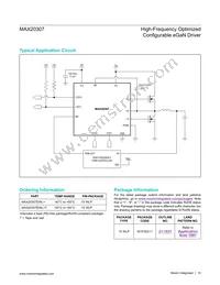 MAX20307EWL+T Datasheet Page 10