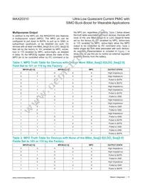 MAX20310AEWE+T Datasheet Page 11