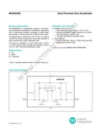 MAX20326EFS+ Datasheet Cover