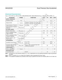 MAX20326EFS+ Datasheet Page 3