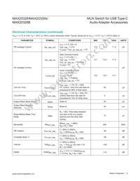 MAX20328EWA+T Datasheet Page 4