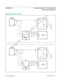 MAX20330EWA+T Datasheet Page 21