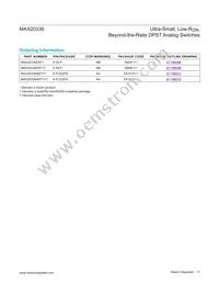 MAX20336ENT+ Datasheet Page 11