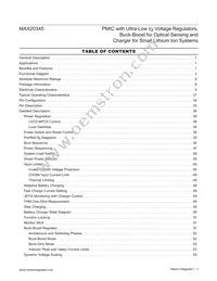 MAX20345AEWN+T Datasheet Page 3