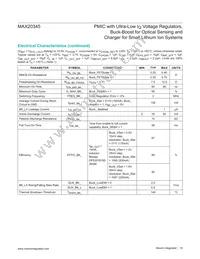 MAX20345AEWN+T Datasheet Page 19