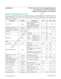 MAX20345AEWN+T Datasheet Page 22