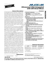 MAX2036CCQ+ Datasheet Cover