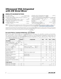 MAX2036CCQ+ Datasheet Page 2