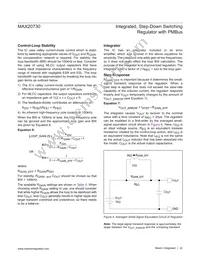 MAX20730EPL+ Datasheet Page 22