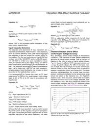 MAX20733EPL+ Datasheet Page 22