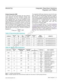 MAX20734EPL+ Datasheet Page 23