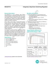 MAX20735EPL+T Datasheet Cover