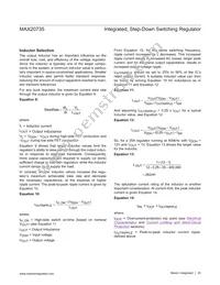 MAX20735EPL+T Datasheet Page 20