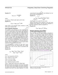 MAX20735EPL+T Datasheet Page 22