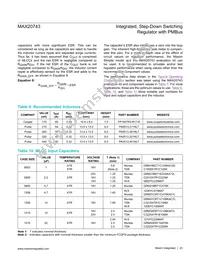 MAX20743EPL+ Datasheet Page 23