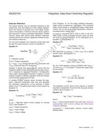 MAX20745EPL+ Datasheet Page 20