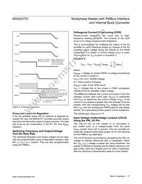 MAX20751EKX+T Datasheet Page 17