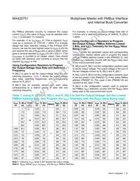 MAX20751EKX+T Datasheet Page 22