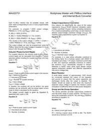 MAX20751EKX+T Datasheet Page 23