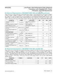 MAX2082CXD+ Datasheet Page 22