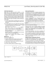 MAX21100+T Datasheet Page 15