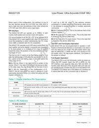 MAX21105ELE+T Datasheet Page 13