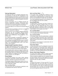 MAX21105ELE+T Datasheet Page 15