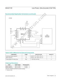 MAX21105ELE+T Datasheet Page 22