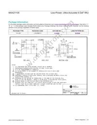 MAX21105ELE+T Datasheet Page 23