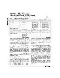 MAX218CAP+T Datasheet Page 6