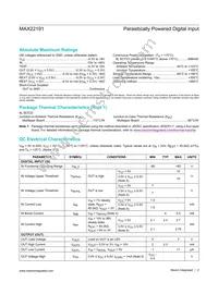 MAX22191AUT+ Datasheet Page 2