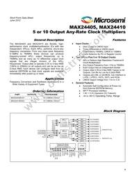 MAX24410EXG2 Datasheet Cover