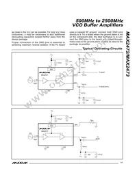 MAX2472EUT+T Datasheet Page 11