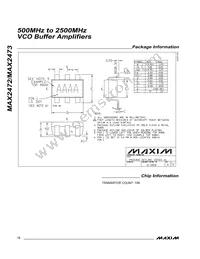 MAX2472EUT+T Datasheet Page 12