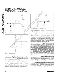 MAX2473EUT+TG126 Datasheet Page 10