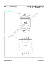 MAX25610BAUE/V+ Datasheet Page 8