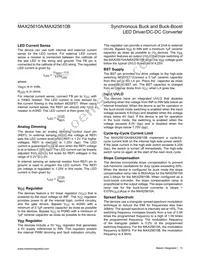 MAX25610BAUE/V+ Datasheet Page 13