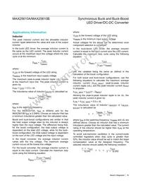 MAX25610BAUE/V+ Datasheet Page 16