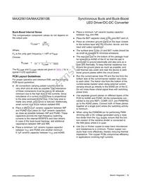 MAX25610BAUE/V+ Datasheet Page 19