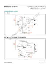 MAX25610BAUE/V+ Datasheet Page 20