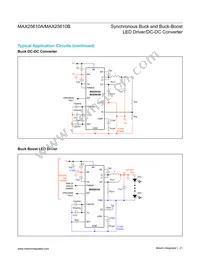 MAX25610BAUE/V+ Datasheet Page 21