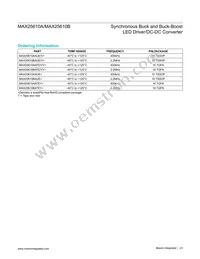 MAX25610BAUE/V+ Datasheet Page 23