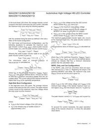 MAX25611AATC/VY+ Datasheet Page 15